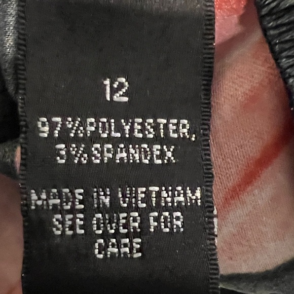 Alyx Black Floral Dress size 12 - Picture 10 of 11